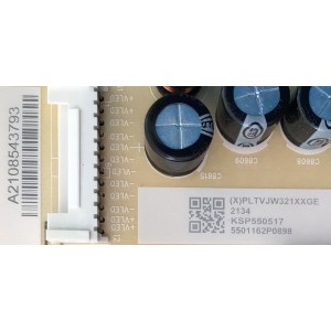 KIT DE TARJETAS PARA TV INSIGNIA / MAIN XKCB02K094 / 715GA715-M01-B00-005K / FUENTE PLTVJW321XXGE / 715G8967-P01-014-003M / (X)PLTVJW321XXGE / T-CON 5555T32C28 / 55T32-COL CTRL BD / PANEL TPT550U1-QVN05.U REV:S57B1BC / MODELO NS-55F301NA22